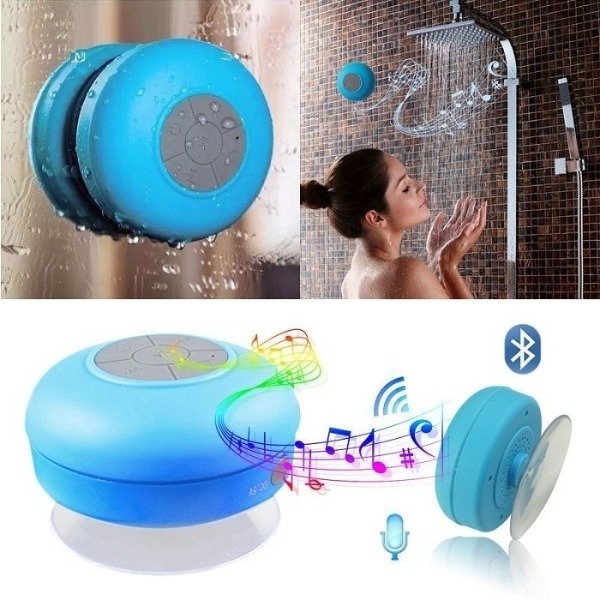 Producto - parlante bluetooth ducha playa