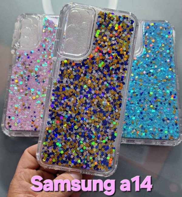 Producto - Fundas glitter 360. Samsung a14