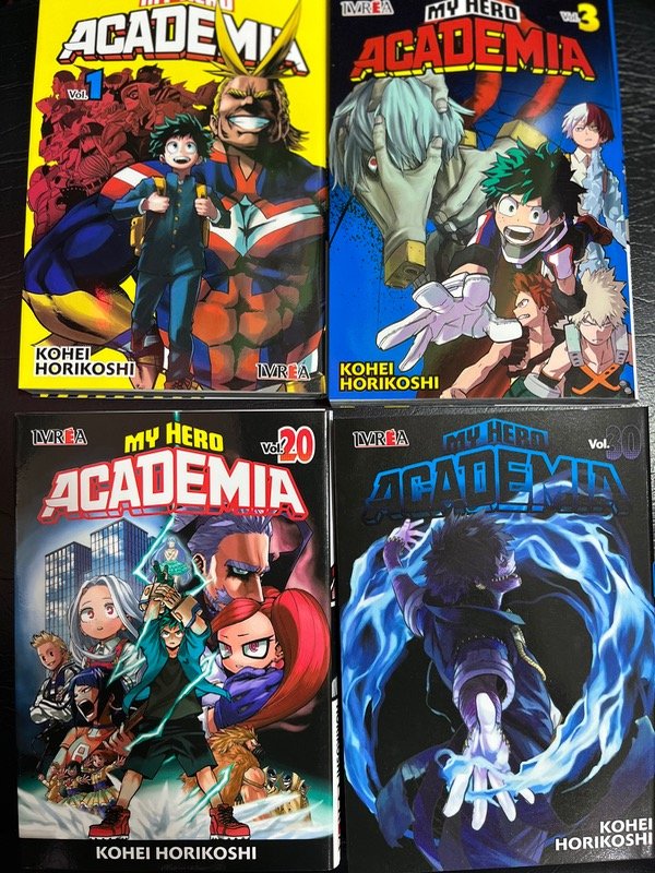 Producto - Mangas My Hero academia POR UNIDAD