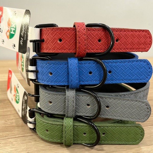 Producto - COLLAR CUERINA DE COLORES PERRO GRANDE