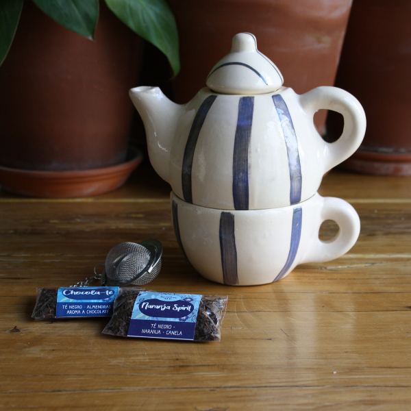 Producto - Té para uno + Infusor + 2 Blends de Té