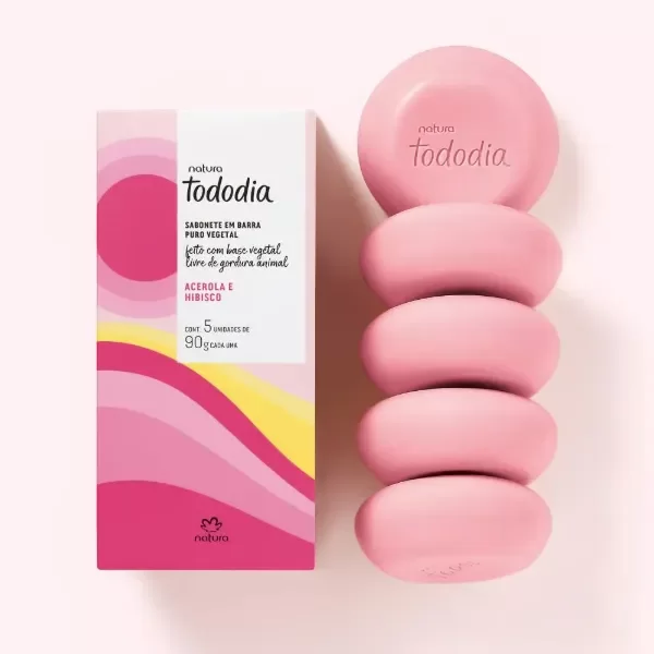 Producto - Tododia acerola e hibisco jabones en barra x 5 unidades