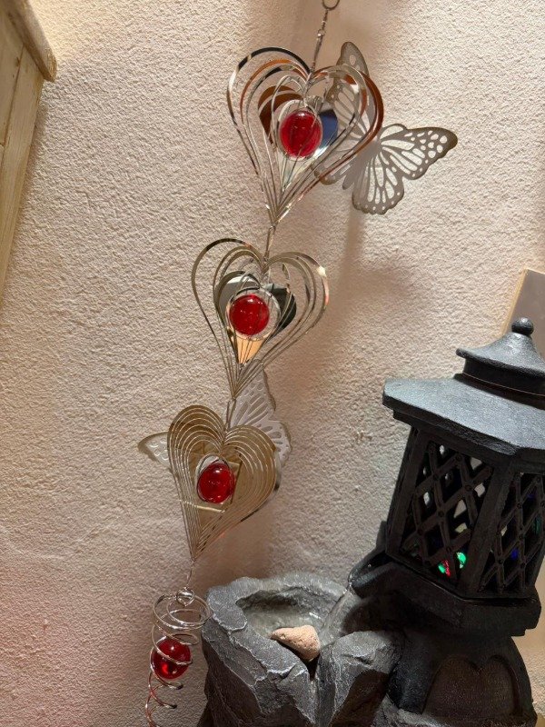 Producto - Colgante 3D Trio corazón con péndulo (Efectivo: 38.000)