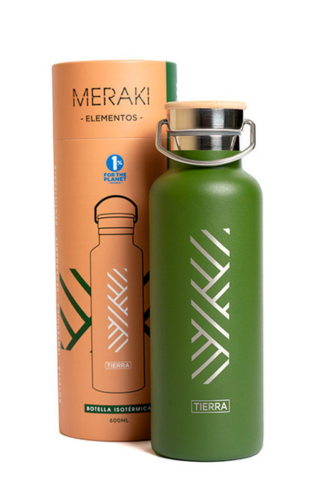 Producto - Botella Isotermica Meraki 600ml Verde