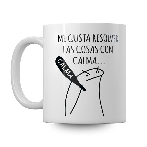 Producto - Taza de Ceramica Oficina - Las cosas con calma -
