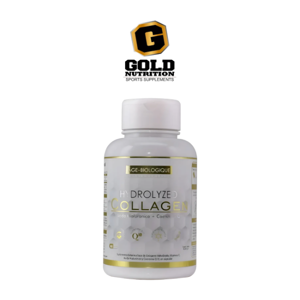 Producto - Collagen Hidrolized + Ac. Hialurónico + Q10 + Vit C 60 Cápsulas Gold Nutrition
