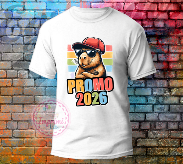 Producto - Plantillas Egresados 2026 Remeras Capibara Primaria Secundaria #35