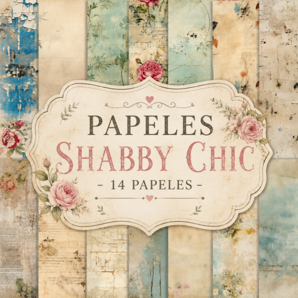 Producto - Papeles Shabby Chic