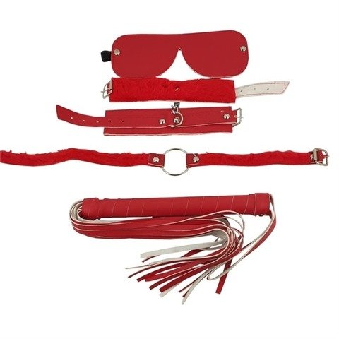Producto - Kit de ecocuero rojo