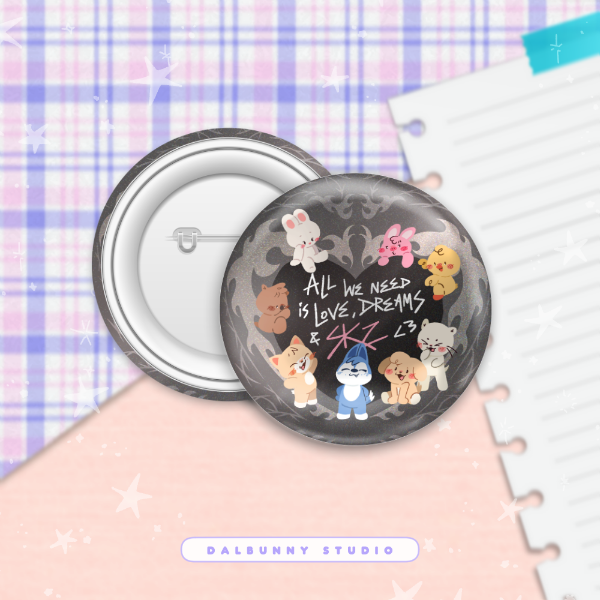 Producto - Love, dream and SKZ - Pin