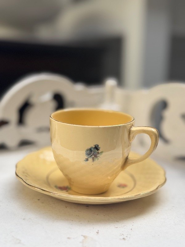 Producto - Dúo de café meakin amarillo