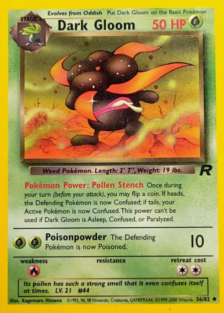 Producto - Dark Gloom 36/82 Team Rocket Unlimited