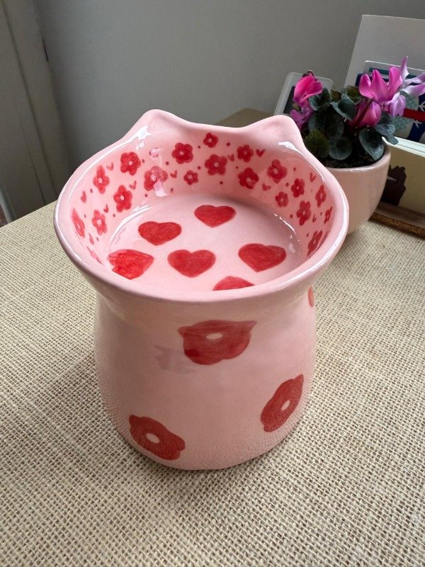 Producto - COMEDERO ROSA Y ROJO