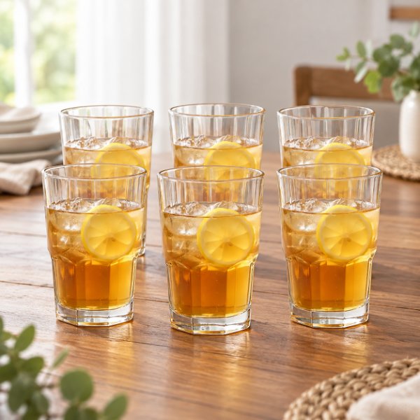 Producto - SET DE 6 VASOS REFLEX TRAGO ALTO DE VIDRIO 360 ML - 1
