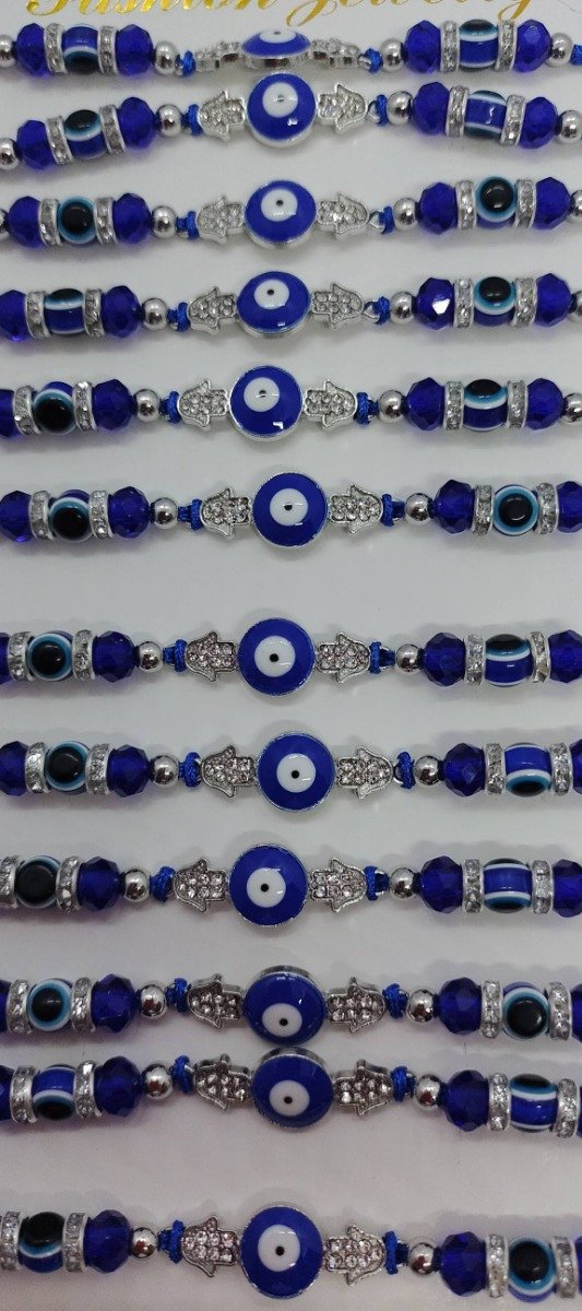 Producto - Pulsera de ojo turco con mano de fatima