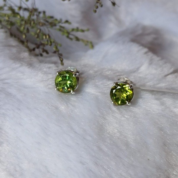 Producto - Aros peridoto pasantes