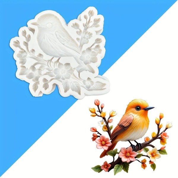Producto - Molde pajarito en rama