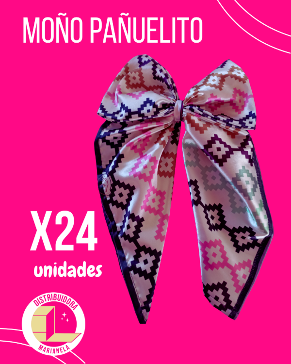 Producto - Colitas Moño con Pañuelito - Pack x24 unidades