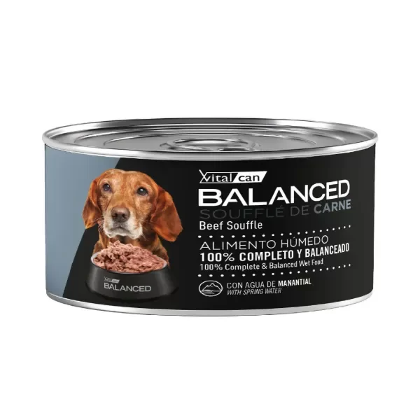 Producto - Lata balanced souffle carne senior