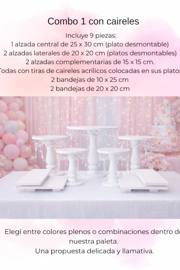 Producto - Combo 1 con caireles.