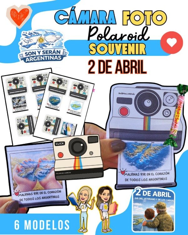 Producto - CÁMARA FOTO POLAROID SOUVENIR. 2 DE ABRIL