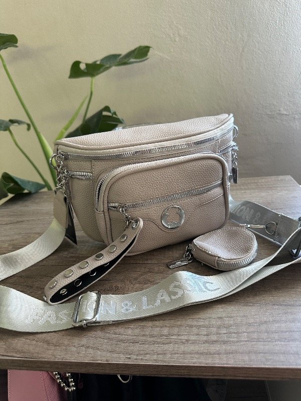 Producto - Riñonera  bandolera  gris