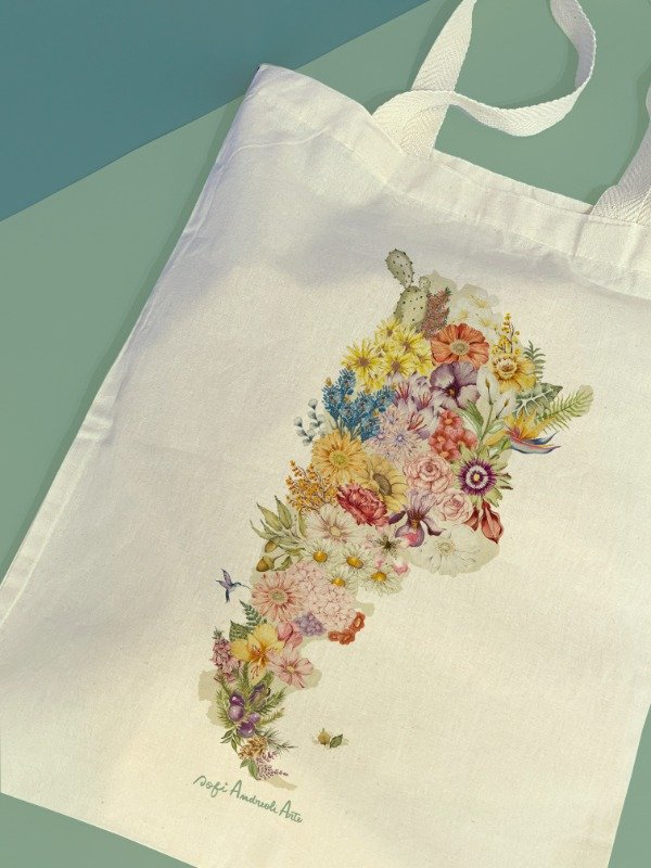 Producto - Totebag Argentina botánica