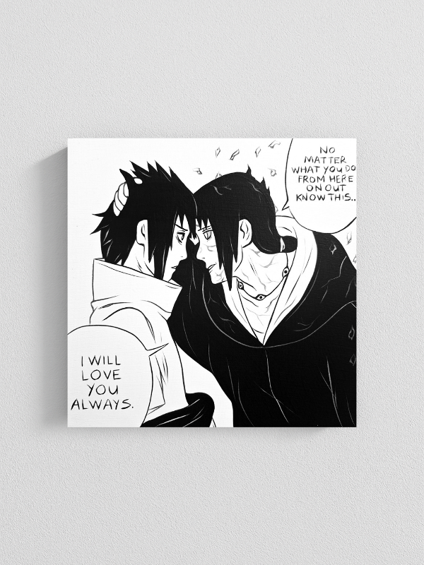 Producto - Cuadro Itachi y Sasuke  -Naruto-