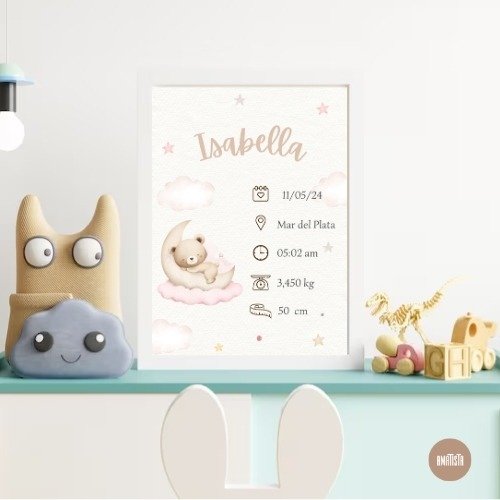 Producto - Cuadro Osita dormilona