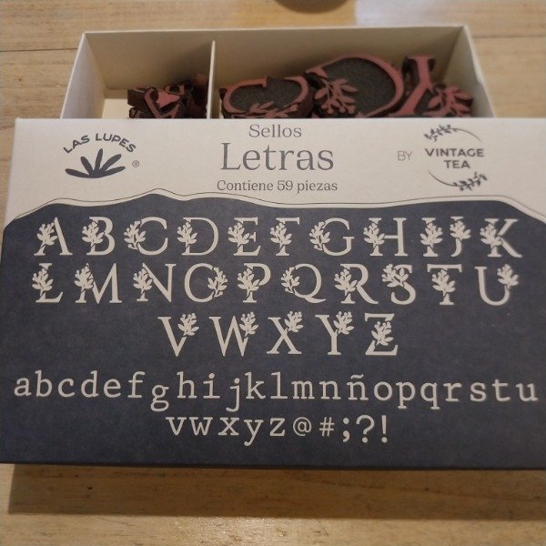 Producto - Sellos ABC Vintage 59 piezas