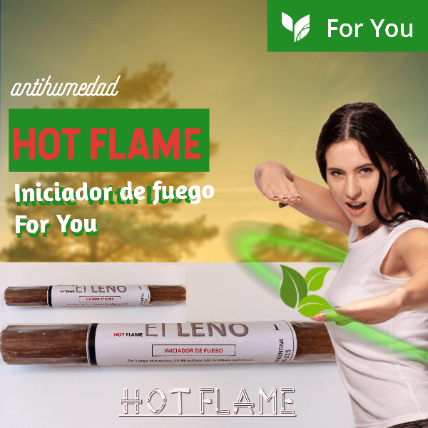 Producto - INICIADOR DE FUEGO EL LEÑO-27CM DOBLE MECHA