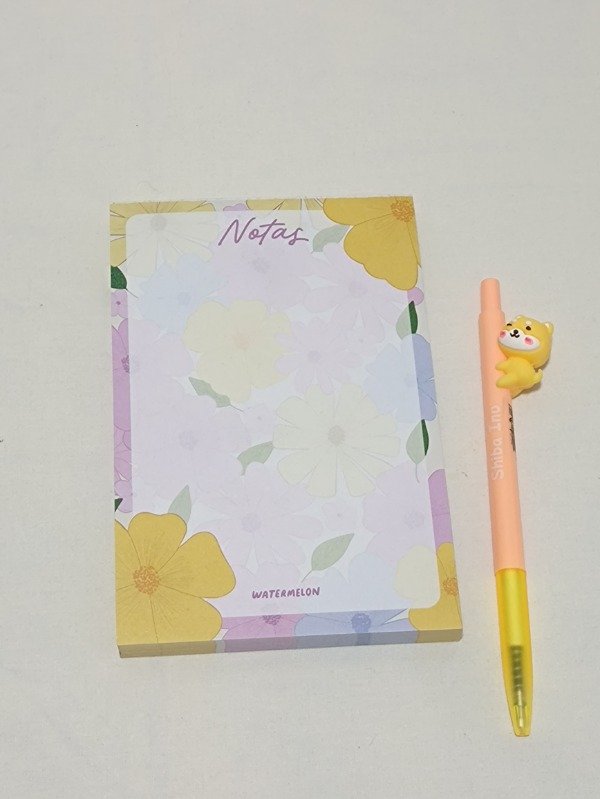 Producto - Block big flower notas