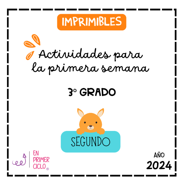 Producto - Primera Semana en Tercero