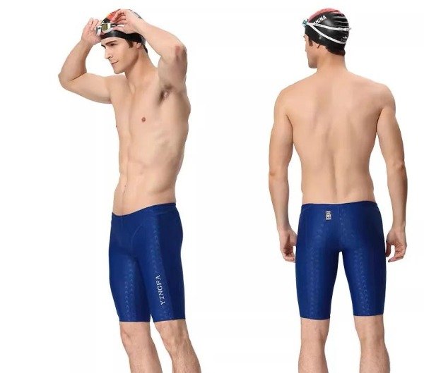 Producto - Traje De Baño Competición Azul Niño/Hombre FINA - 2