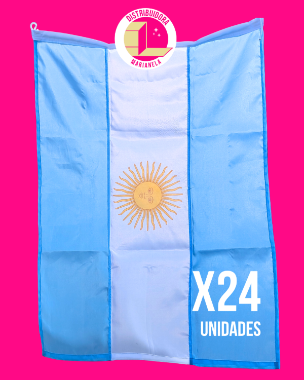 Producto - Bandera Argentina Mediana - Pack x24 unidades