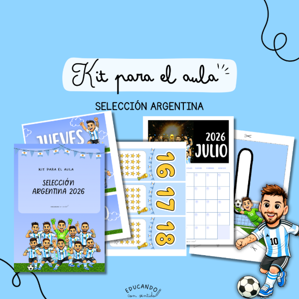 Producto - KIT para el aula - SELECCIÓN ARGENTINA
