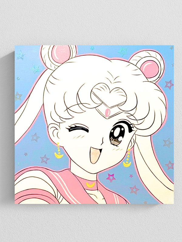 Producto - Cuadro Sailor moon (30x30cm)