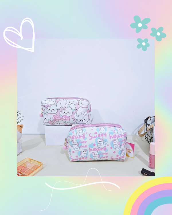 Producto - Cartuchera / Portacosmético Gatitos Pink