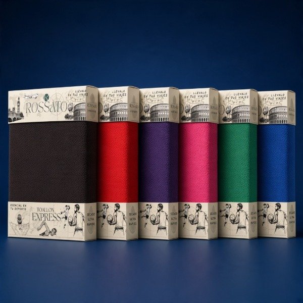 Producto - TOALLON ROSSATO EXPRESS SUPER ABSORBENTE 100 POLYESTER