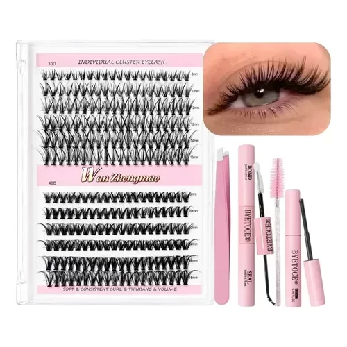 Producto - KIT DE PESTAÑAS PUNTO X PUNTO MIX 3D Y 4D