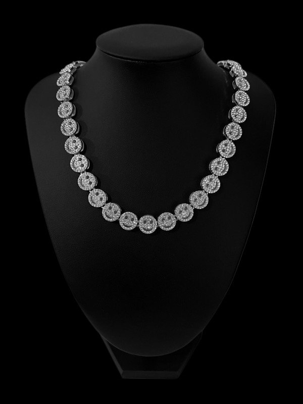 Producto - COLLAR FELIZ PLATA