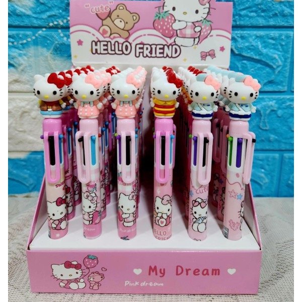Producto - Lapicer hello kitty 6 colores