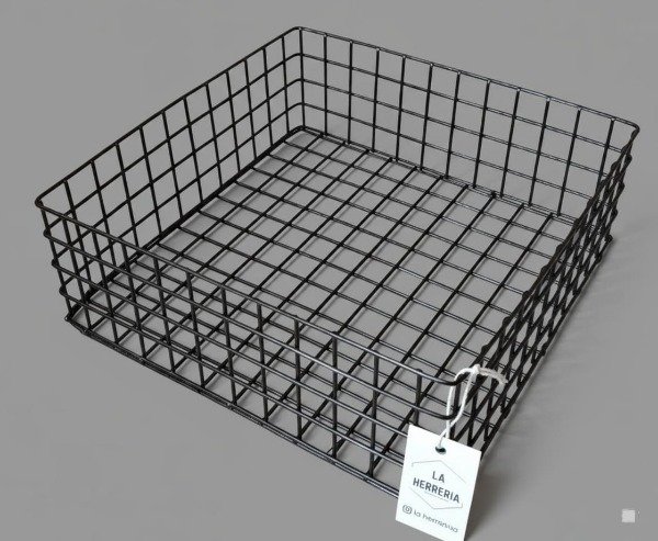 Producto - Canasto Cuadra Bajo 2.5 (30x30x10cm)
