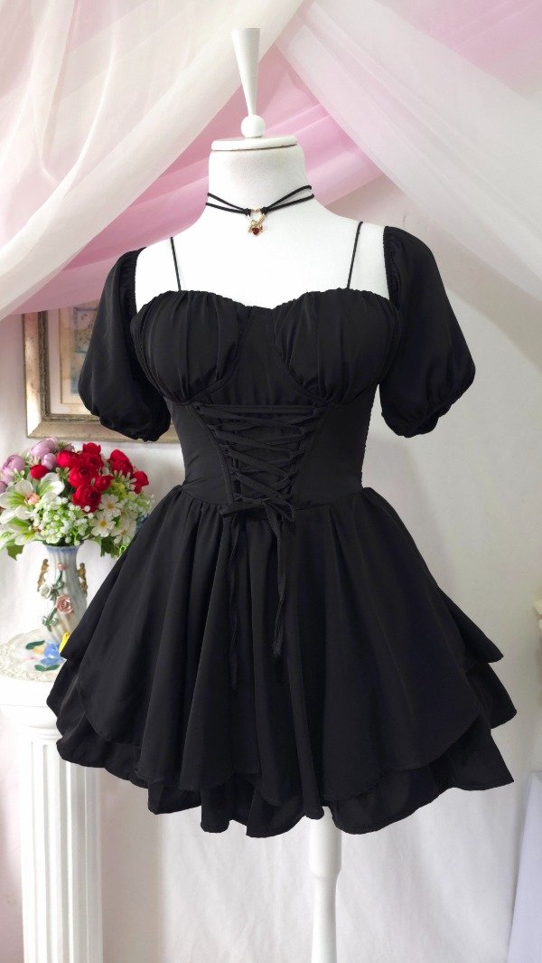 Producto - Vestido Coquette Sarah Negro! IMPORTADO NUEVO