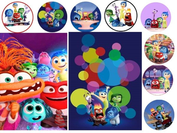 Producto - LAMINA TORTA RECTANGULAR O CAKE PIÑATA INTENSAMENTE 2