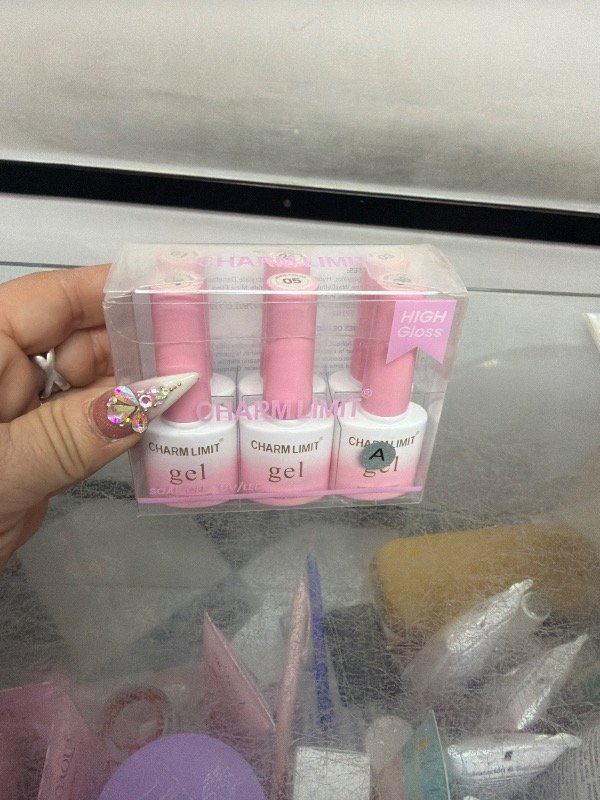 Producto - Caja de esmaltes x6 via lactea colores super oferta letra A