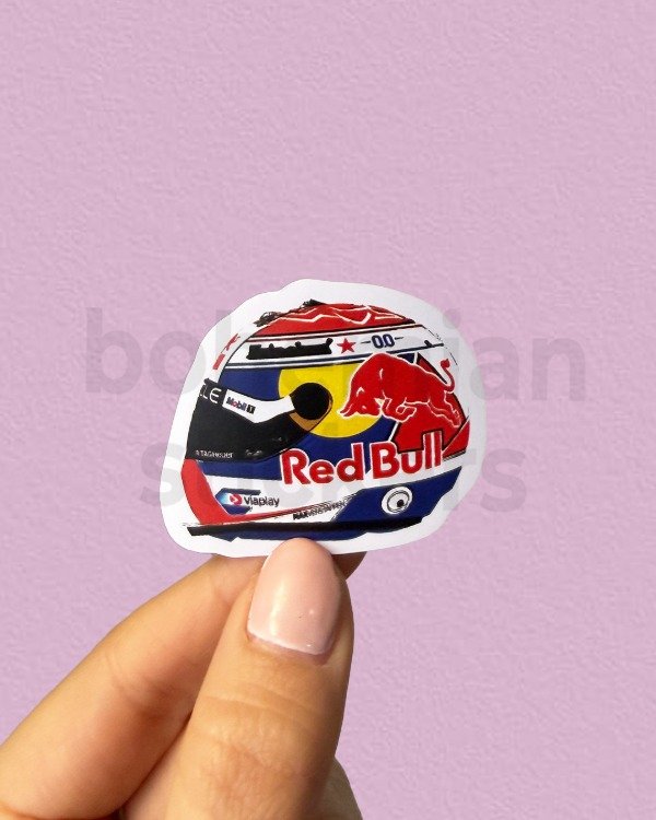 Producto - CASCO MAX VERSTAPPEN - Sticker Individual de Formula 1