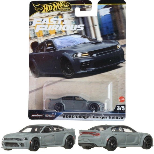 Producto - Hot Wheels Premium Fast and Furious 2020 Dodge Charger Hellcat
