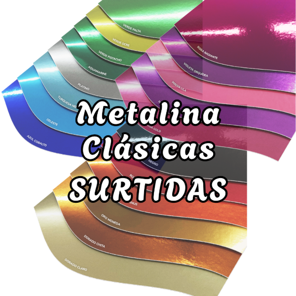 Producto - Metalina 230g A4 Surtido Clásicas