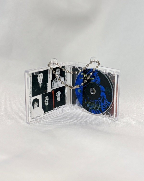 Producto - Llavero Mini Cd UN BAION PARA EL OJO IDIOTA PR/Los Redondos con NFC - Llaveros - 1